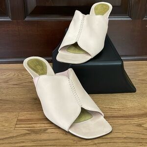 Sesto Meucci Sandals Leather heeled mule Made In Italy W10